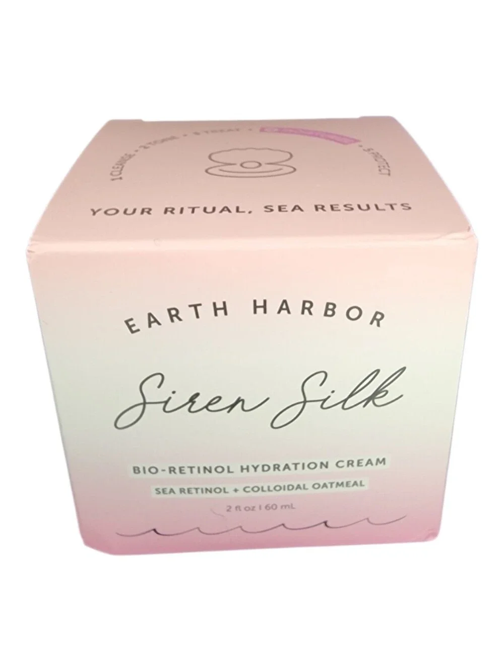 NIB Earth Harbor SIREN SILK Multi-Tasking Hydration Creme, 2 Fl Oz